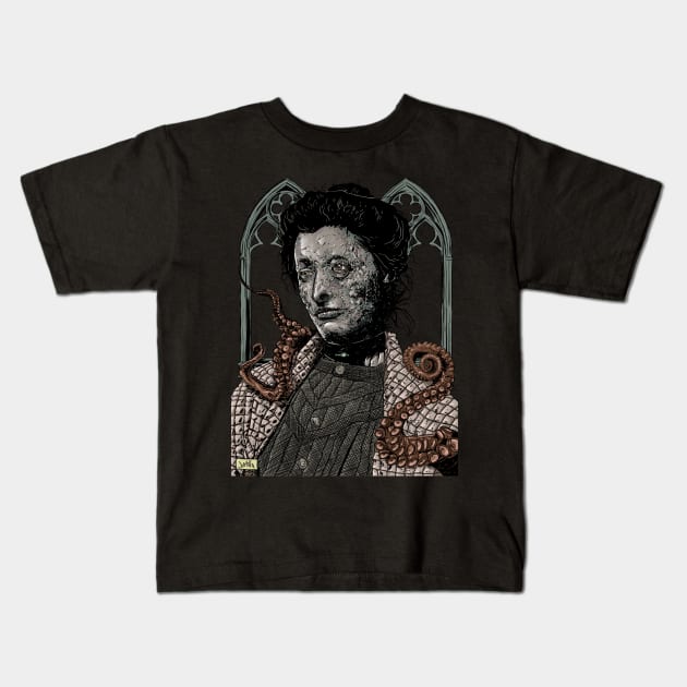 Victorian Gothic Kids T-Shirt by jomiha